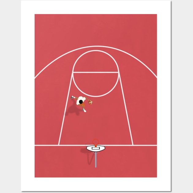 Shooting Hoops | Basketball Artwork Wall Art by From Above